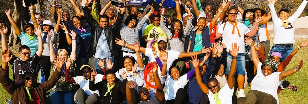 Group photo of team building